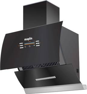 Maplin Combo of Auto Ignition Gas Cooktop and VC60 Voice control (60cm) Auto Clean Wall Mounted Black ...