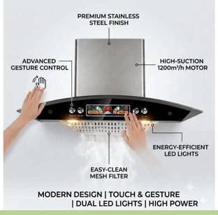 AMPEX Chimney King 60 cm Eco push button-6 1150 CMH 35 cm Chimney