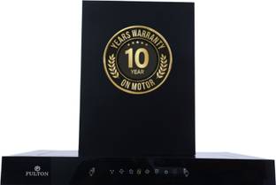 FULTON T SHAPE 60 CM Auto Clean Wall Mounted BLACK 1455 CMH Chimney