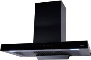 Elica FL 900 SPT HAC MS NERO Auto Clean Wall Mounted Black 1350 CMH Chimney
