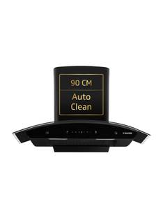 V-Guard X20 Neo Filterless 1400 CMH 90 cm 90cm| Touch & Gesture Control Auto Clean Chimney