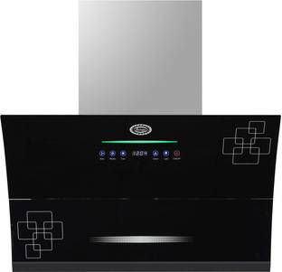 SURYA Double Motor TM90 Auto Clean Wall Mounted Black 1400 CMH Chimney