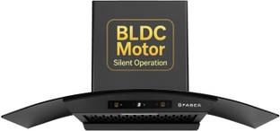 FABER Hood Agile BLDC FL HC SC BK IN90/Hood Agile BLDC FL HC SC BK IN90-C Auto Clean Wall Mounted Blac...