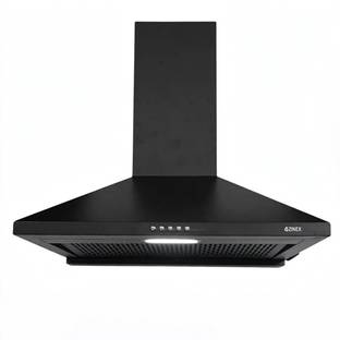 zinex Super filter Less Black 60 Cm kitchen Chimney 7 Yrs Motor warranty 1050 CMH 60 cm Chimney