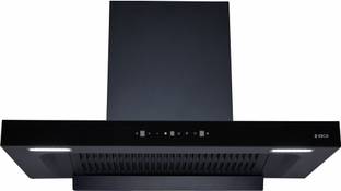 Elica SPT MAX FL 900 BLDC HAC LTW MS NERO Auto Clean T-Shape 90 CM | BLDC Motor | 15 Years Motor Warranty|Heat Autoclean| Gesture Control| Filterless|Powerful Suction | Low Noise Wall Mounted Black 1500 CMH Chimney