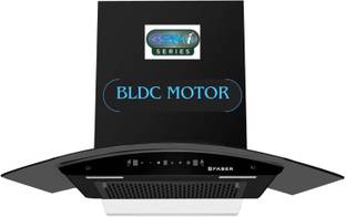 FABER HOOD IRIS BLDC FL HC BK IN 90 Auto Clean Wall Mounted BLACK 1500 CMH Chimney