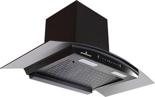 goodflame BREEZE 90 CM AUTO CLEAN CHIMNEY Auto Clean Wall Mounted Black 1300 CMH Chimney