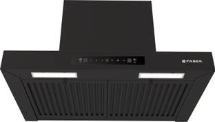 FABER HOOD MARS TC BF BK IN 60 - T Wall Mounted Black 1000 CMH Chimney