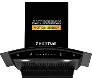 PHANTUM Cosy curve 60 1400 CMH 60 cm Auto Clean Chimney