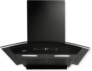 Kaff MAINZ DHC 60| Filter Less | Dry Heat Auto Clean Wall Mounted Black 1180 CMH Chimney