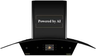 Beyond Appliances Arista 90cm Smart Chimney Auto Clean Filterless |Motion Sensor & Speakers | Touch Co...