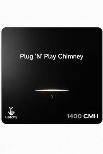 CATCHY shakti square 1400 CMH 60 cm Auto Clean Chimney