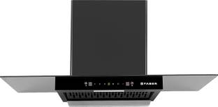 FABER HOOD IGNIS IN XL HC SC FL BK 90 - T Auto Clean Wall Mounted Black 1500 CMH Chimney