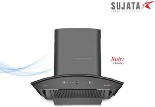 SUJATA SUJATA_RUBY-60 Auto Clean Wall Mounted BLACK 1300 CMH Chimney