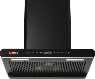 Ardnib Hexa BK 60cm Filterless Chimney With Touch/Motion Sensor/ 7 Yrs Motor Warranty Auto Clean Wall ...
