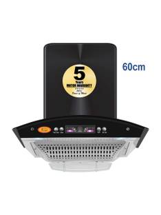 Maplin Surya Eco Push 1050 CMH 60 cm Auto Clean Chimney