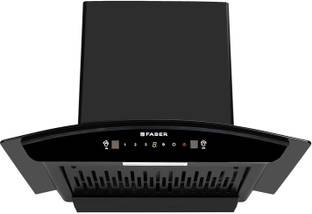 FABER HOOD MARCUS HC SC BK FL 60 Auto Clean Wall Mounted BLACK 1300 CMH Chimney