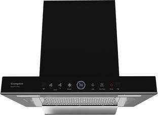 Crompton CHD-QPPB60FLE-MBL Auto Clean Wall Mounted Black 1480 CMH Chimney