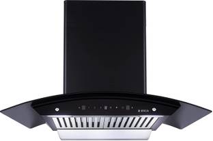 Elica WD BF 906 HAC MS NERO Auto Clean Wall Mounted Black 1200 CMH Chimney