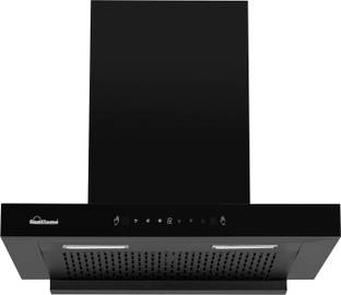 Sunflame Chimney Glanza 60 Black, Auto Clean, Gesture Control 1250 m3/h Auto Clean Wall Mounted BLACK 1250 CMH Chimney