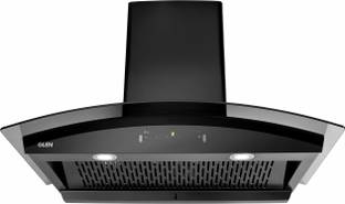 Glen Iris Smart 60 cm Auto Clean Wall Mounted Black 1400 CMH Chimney