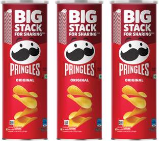 Pringles Original Potato Chips, Crispy Snack, Classic Salted Chips