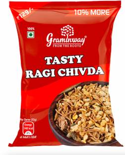 Graminway Tasty Ragi Chivda Pack of 2 Puffcorn