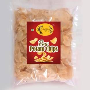 Parityaag Homemade Raw Potato Chips | Suitable for Vrat | Dry Kacchi Aaloo Chips
