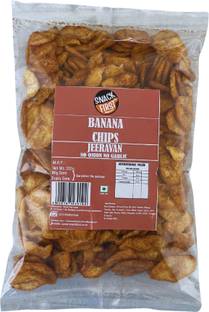 SNACK FIRST Raw Banana Chips, Crispy Snack, Indori Jeeravan Flavor Chips