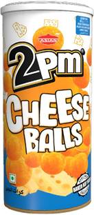 2pm - Cheese Ball Can-Cheesy & Baked Crispy Balls-Ready To Eat -125 Gm-Pack of 1 Chips