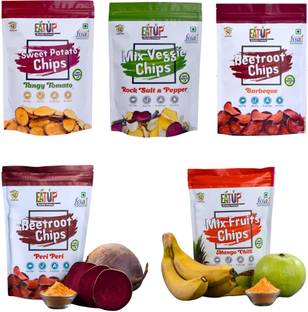 EATUP TangyTomato,Salt&Pepper,BBQ,Peri Peri,Mango Chilli Chips