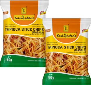 kozhikoden's Tapioca Stick Masala Chips Crunchy Authentic Kerala Snack Chips
