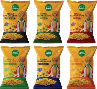 Beyond Snack Kerala Banana Chips- 6 flavours Combo 600gms