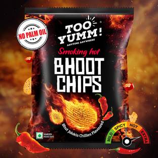 Too Yumm! Bhoot Potato Chips with Bhut Jolokia Chillies No Palm Oil Chips