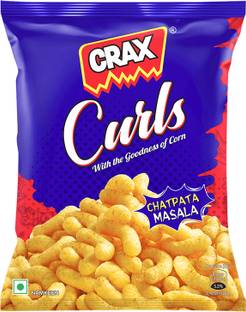 CRAX Curls Chatpata Masala Puffs Snacks Chips