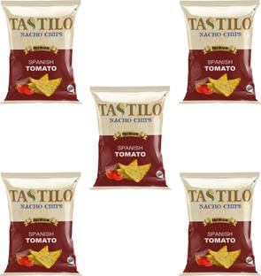 Tastilo Spanish Tomato Nachos, Gluten-Free, Non-GMO Corn, Zero Cholesterol, No Trans Fat Nachos
