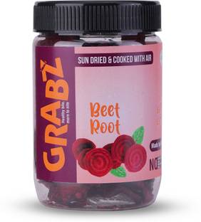 grabz CRUNCHY BEETROOT CHIPS | Air-Fried | Oil-Free, Tasty and Crunchy Chips