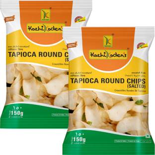 kozhikoden's Tapioca Salted Chips, Crispy & Thinly Sliced Authentic Kerala Snack Chips