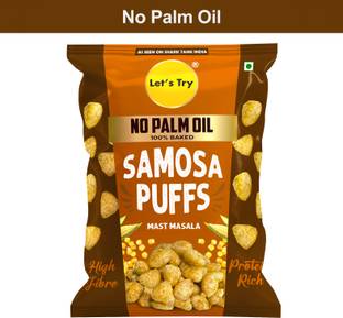 Let's Try Mast Masala Samosa Puffs Puffcorn