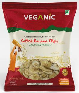 Veganic Banana Chips | Salted Kerala Plantain Wafers Ethakka Upperi