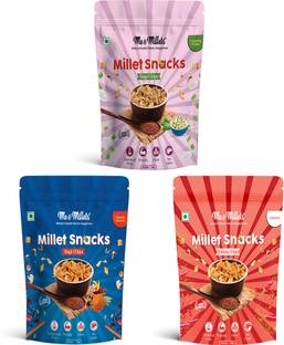 ME & MILLETS Millets Snacks Packs Ragi Crunchy Cream Chips