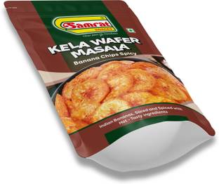 SAMRAT |BANANA CHIPS|KELA WAFER MASALA |Spicy|Ghar Jaisi Hi Namkeen|410g| Chips