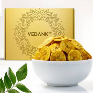VEDANK Yellow Kerala Banana Chips - Banana Wafers - Crispy Chips - Tasty Yummy Snacks