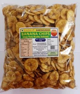LUSKA Kanyakumari Banana, Authentic Nendran Plantain Chips