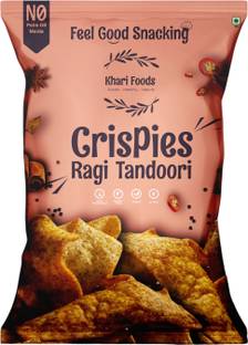 Khari Foods Tandoori Ragi Chips, Crunchy Crispies, Fibre Rich, Healthy Snacks, Gluten Free Chips