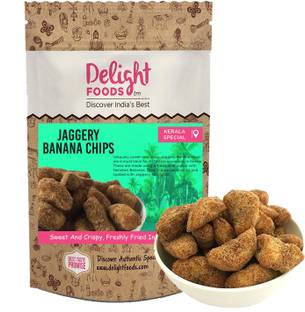 Delight Foods Nendran Jaggery Banana Chips Chips