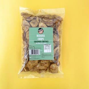 SNACK FIRST Banana Chips Crispy Snack, Chatpata Chutney Flavor Chips