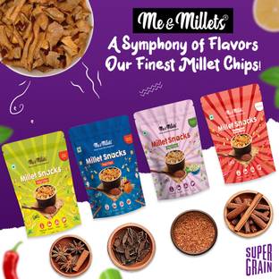 ME & MILLETS Millets Snacks Packs Ragi Crunchy Cream Chips