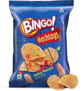 Bingo Hashtags Spicy Masala Potato Chips Chips