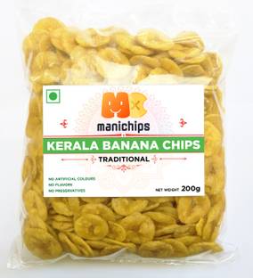 Manichips Kerala Banana Chips - No Preservatives, No Color, No Flavour added in Chips